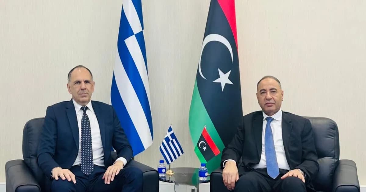 Ο Γεραπετρίτης στη Λιβύη για ΑΟΖ και μετανάστευση