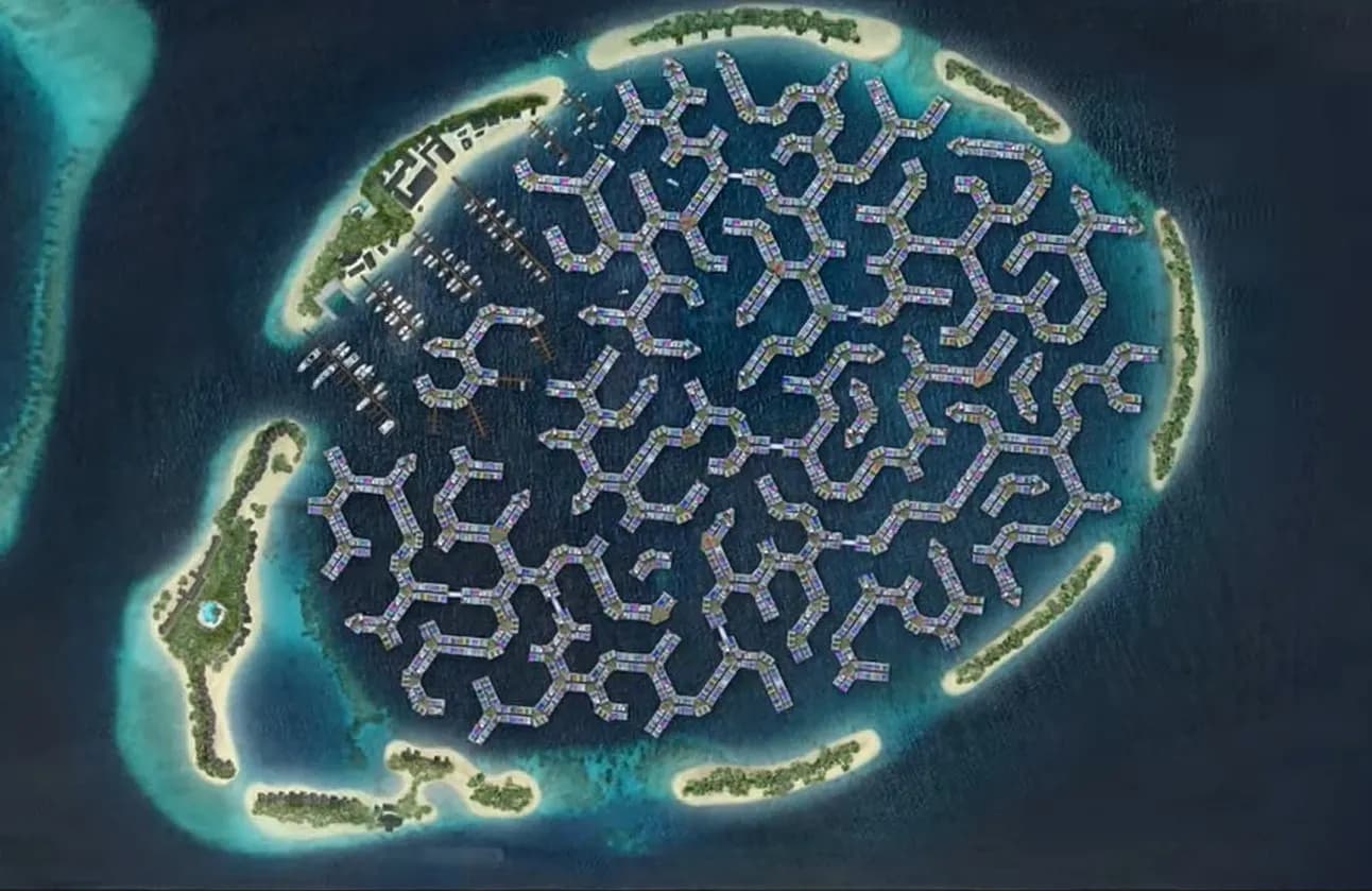 Η πλωτή πόλη των Μαλδίβων θα φιλοξενήσει 20.000 κατοίκους