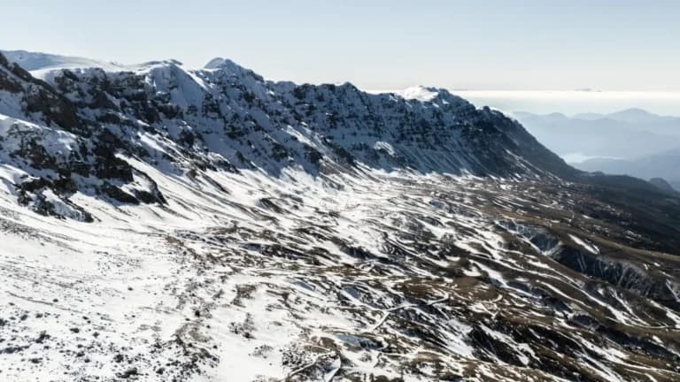 Η χιονοκάλυψη στα ελληνικά βουνά μειώθηκε 58%