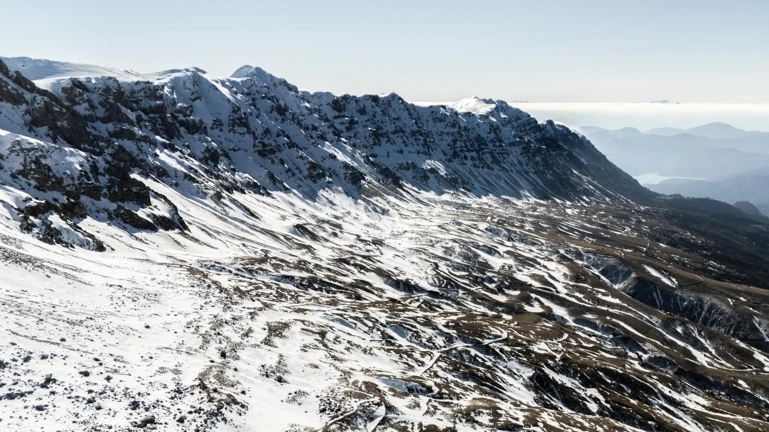 Η χιονοκάλυψη στα ελληνικά βουνά μειώθηκε 58%