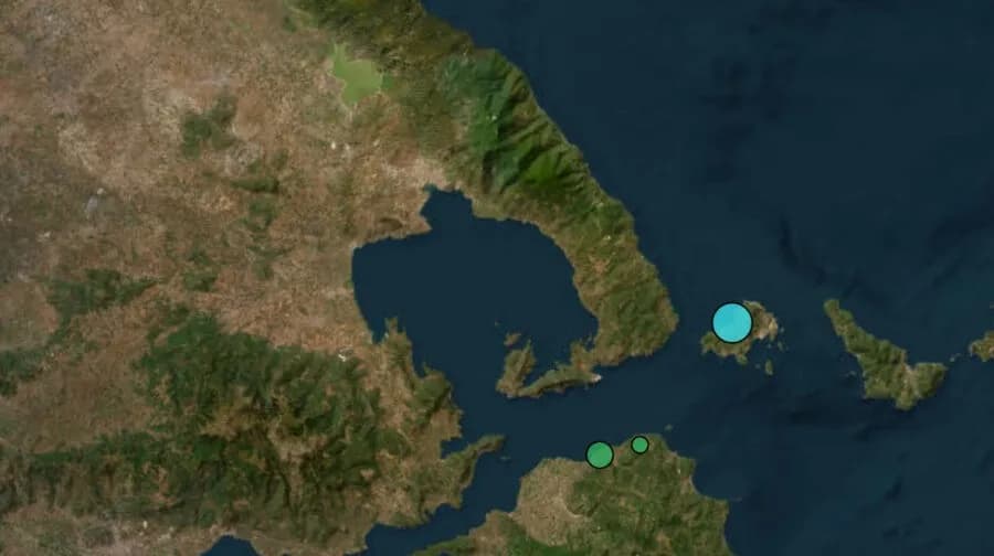 Σεισμός 4,6 Ρίχτερ ταρακούνησε τη Σκιάθο και την Αττική