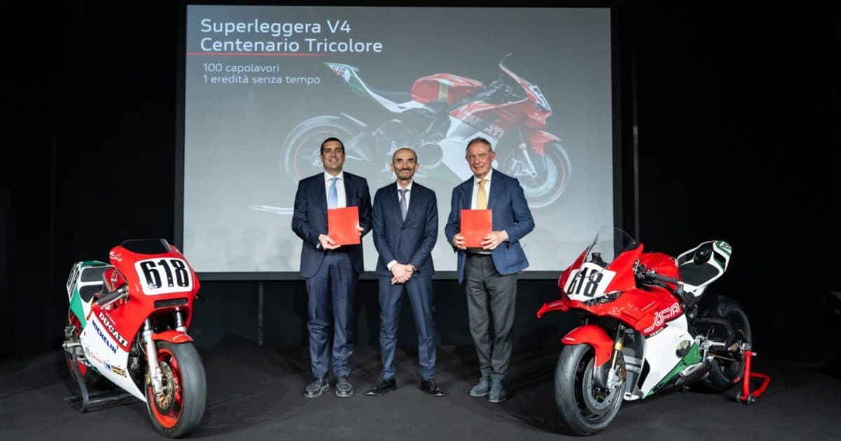 Η Ducati γιορτάζει 100 χρόνια με τη Superleggera V4 Centenario