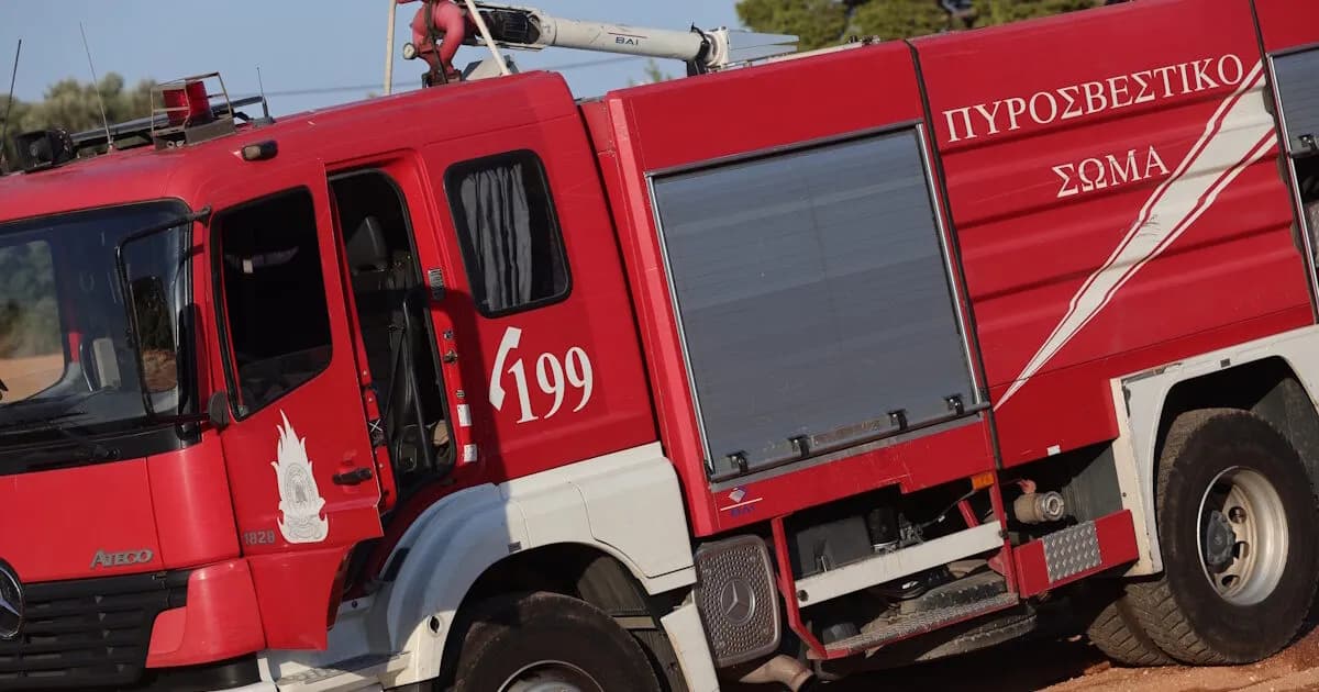 Φωτιά στον Ασπρόπυργο κοντά στην Αττική Οδό