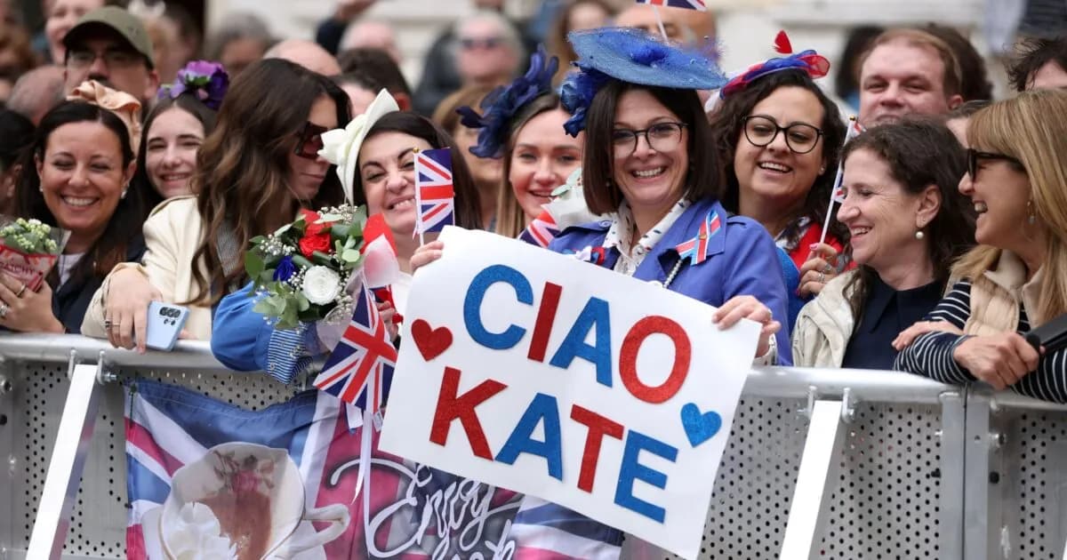 Η Κέιτ Μίντλετον στην Ιταλία για το πρώτο επίσημο ταξίδι