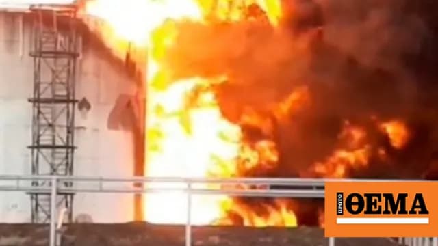 Ο ουκρανικός στρατός έπληξε τα διυλιστήρια Σαρατόφ