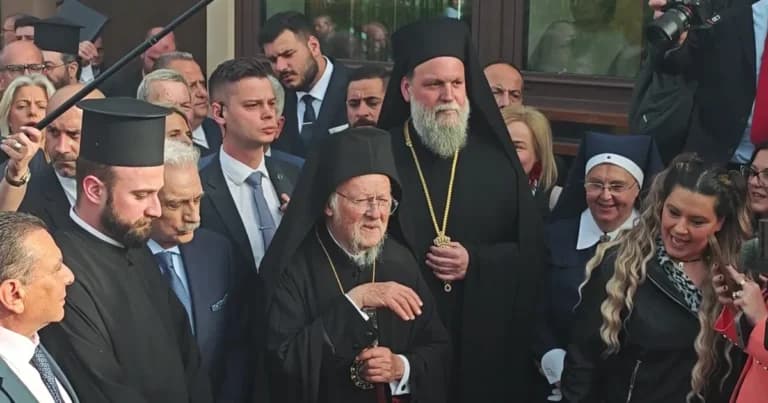 Ο Βαρθολομαίος στο Ιωνικό Κέντρο Νέας Ιωνίας