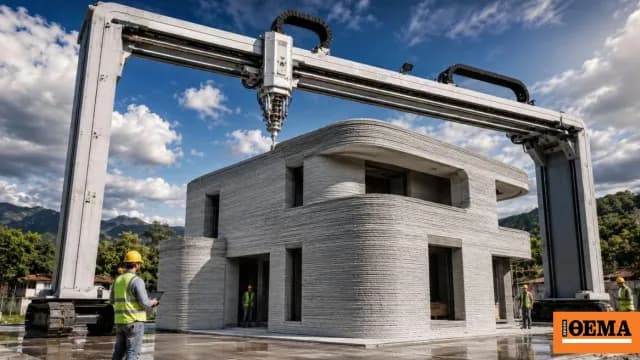 Ο 3D εκτυπωτής σκυροδέματος που χτίζει σπίτι σε 48 ώρες
