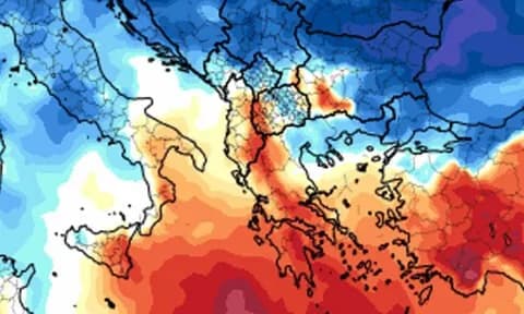 Αφρικανικές αέριες μάζες φέρνουν 34άρια στην Ελλάδα