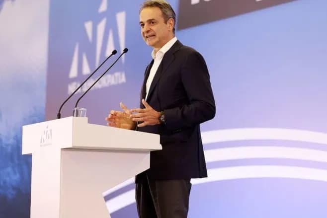 Ο Μητσοτάκης στο προσυνέδριο της Θεσσαλονίκης: Ισχυρή Ελλάδα