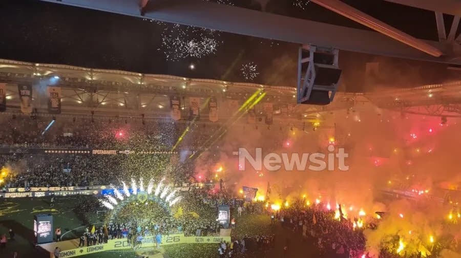 Η ΑΕΚ κατέκτησε το 14ο πρωτάθλημά της ιστορίας της