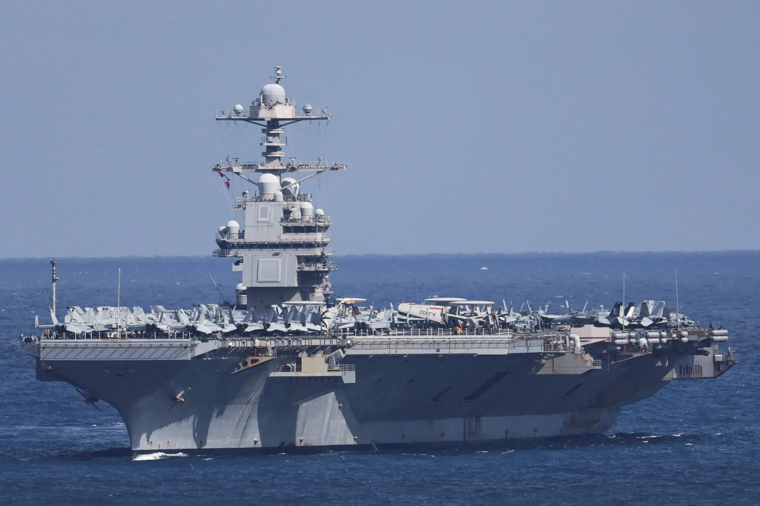 Το USS Gerald Ford εγκαταλείπει τη Μεσόγειο μετά από 10 μήνες