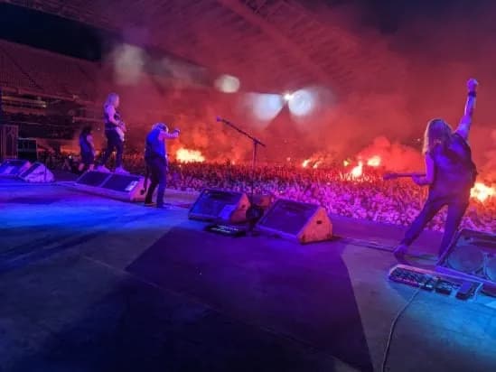 Οι Iron Maiden με σεισμογράφο στο ΟΑΚΑ – Σύγκριση με Metallica