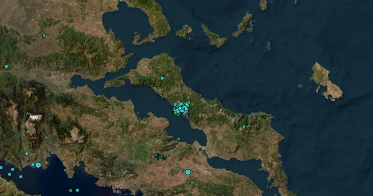 Διπλός σεισμός στο Προκόπι Ευβοίας το βράδυ της Τρίτης