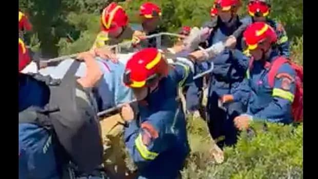 Διάσωση 62χρονης τουρίστριας στη Φτέρη Κεφαλονιάς
