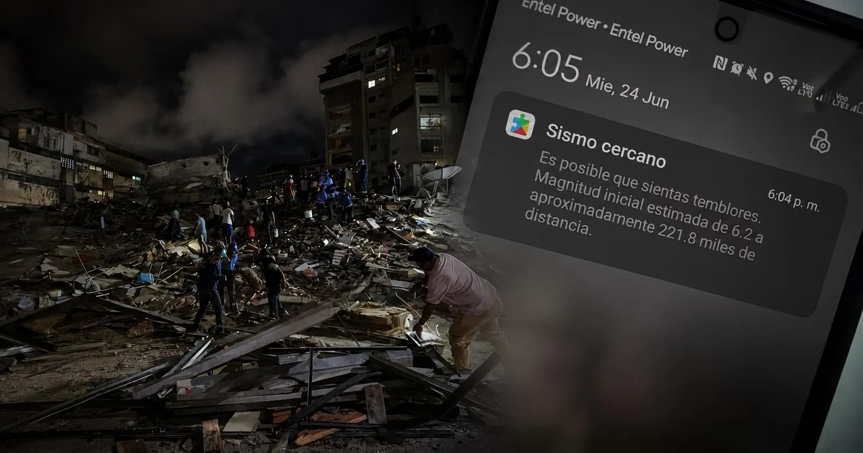 Η Google προειδοποίησε 11,4 εκατ. για τον σεισμό Βενεζουέλας