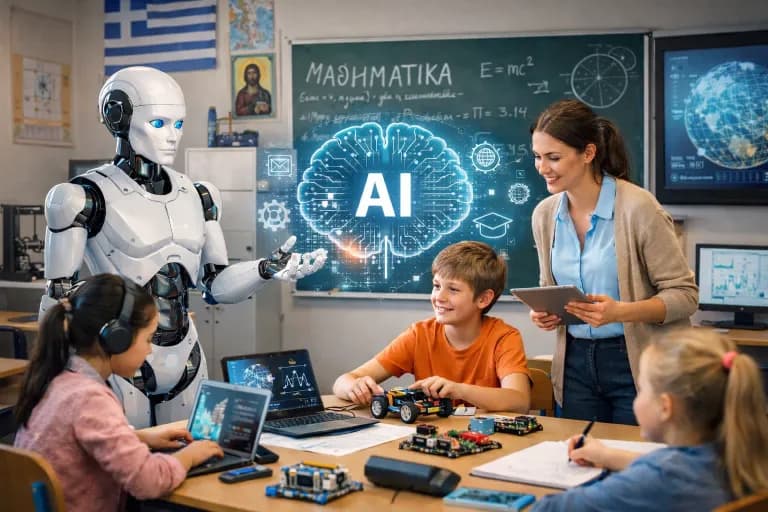 Η τεχνητή νοημοσύνη αλλάζει ριζικά την εκπαίδευση στην Ελλάδα