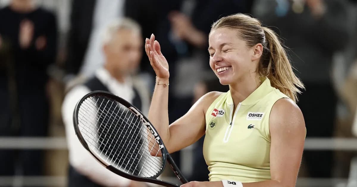 Η Χβαλίνσκα στον τελικό του Roland Garros 2025