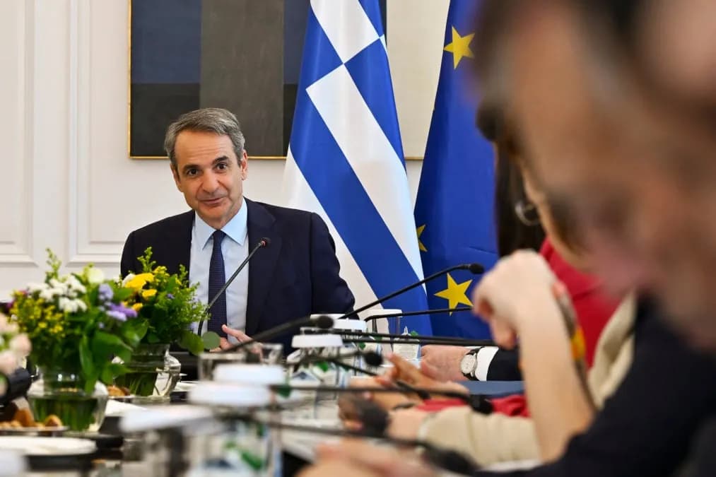Ο Μητσοτάκης στη Σχολή Ναυτικών Δοκίμων για drones MIT