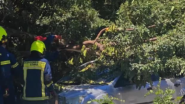 Θυελλώδεις άνεμοι 124 χλμ/ώρα σαρώνουν την Αττική