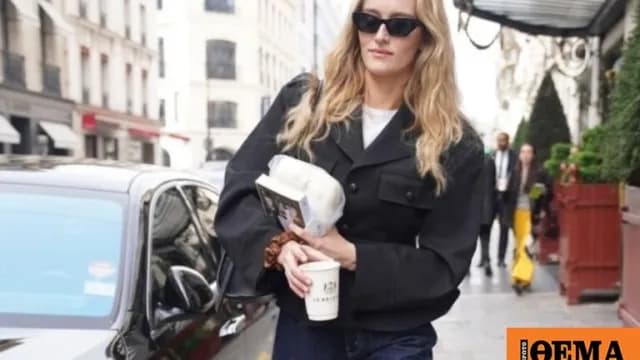 Η Sarah Pidgeon με minimal look δίπλα στον Joe Alwyn