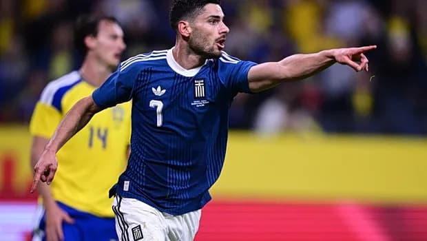 Σουηδία – Ελλάδα 2-2: Ο Μασούρας έσωσε βαθμό στο φινάλε