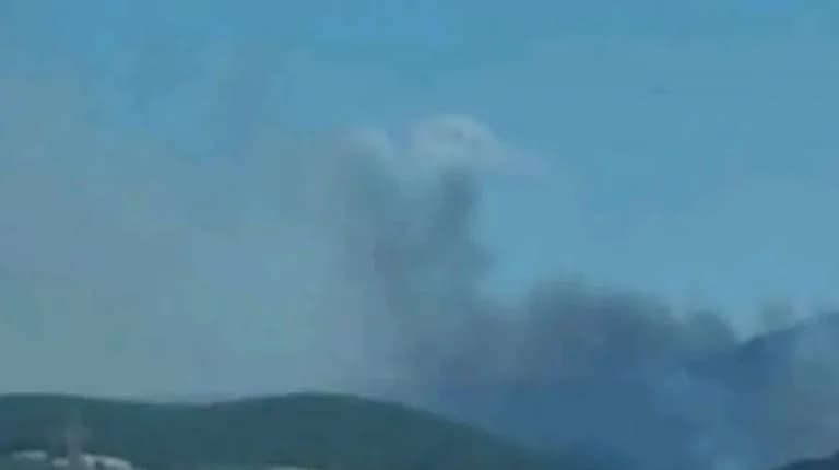 Πυρκαγιά στη Ροδόπη: 42 πυροσβέστες στην Παλαιά Κρωβύλη