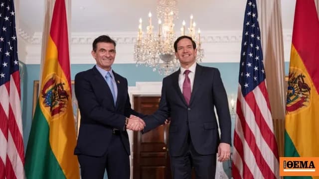 Ο Ρούμπιο υπόσχεται στήριξη στη Βολιβία που παραλύει