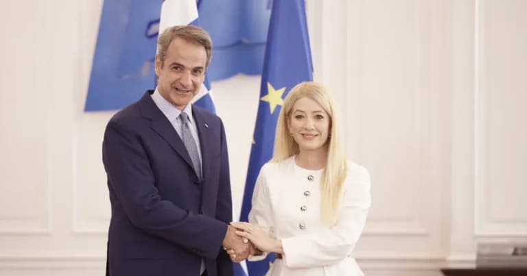 Ο Μητσοτάκης στη Δημητρίου: Συντονισμός για το Κυπριακό