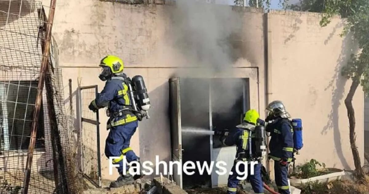 Έκρηξη σε εργαστήριο σκαφών στα Χανιά   Σοβαρός τραυματισμός