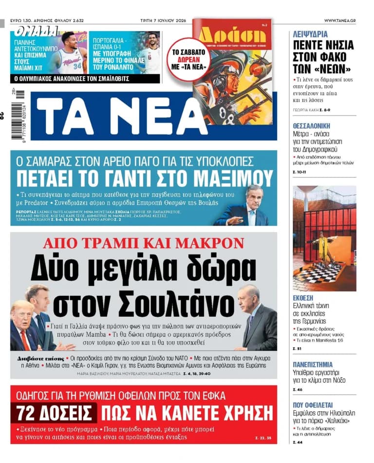 Δύο δώρα στον Ερντογάν από Τραμπ και Μακρόν πριν το ΝΑΤΟ
