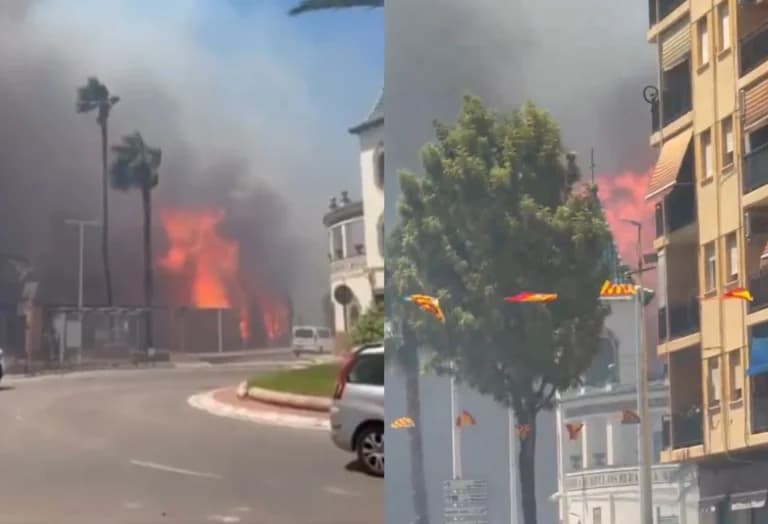 Ένας νεκρός από πυρκαγιά κοντά στη Βαλένθια στην Ισπανία