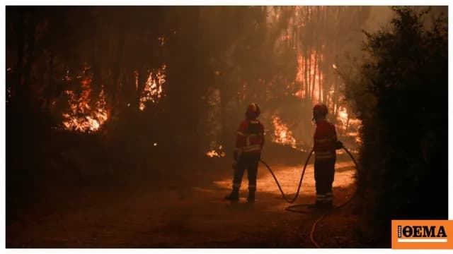 Πυρκαγιές στη Γαλλία, την Ισπανία και την Πορτογαλία