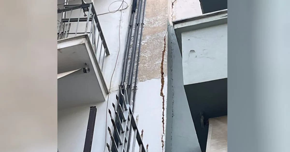 Ρωγμές στην Κυψέλη: Τρόμος σε 200 σπίτια από τον μετροπόντικα