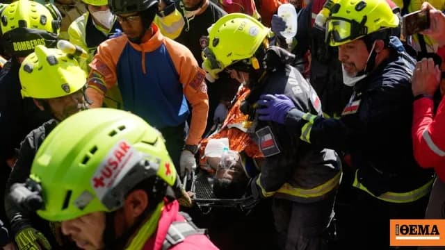 Η συγκλονιστική διάσωση επιζώντα σεισμού στη Βενεζουέλα