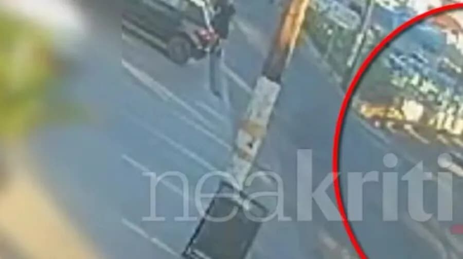 Ηράκλειο: Σοκαριστικό βίντεο από τροχαίο μεθυσμένου οδηγού