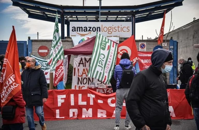 Η Amazon υπέγραψε ιστορική συμφωνία με ιταλικά συνδικάτα