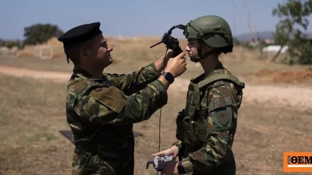 Ο Ελληνικός Στρατός εκπαιδεύει νέους χειριστές drones