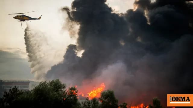 Πέθανε η 53χρονη που έπαθε ανακοπή βλέποντας τη φωτιά στη Λητή