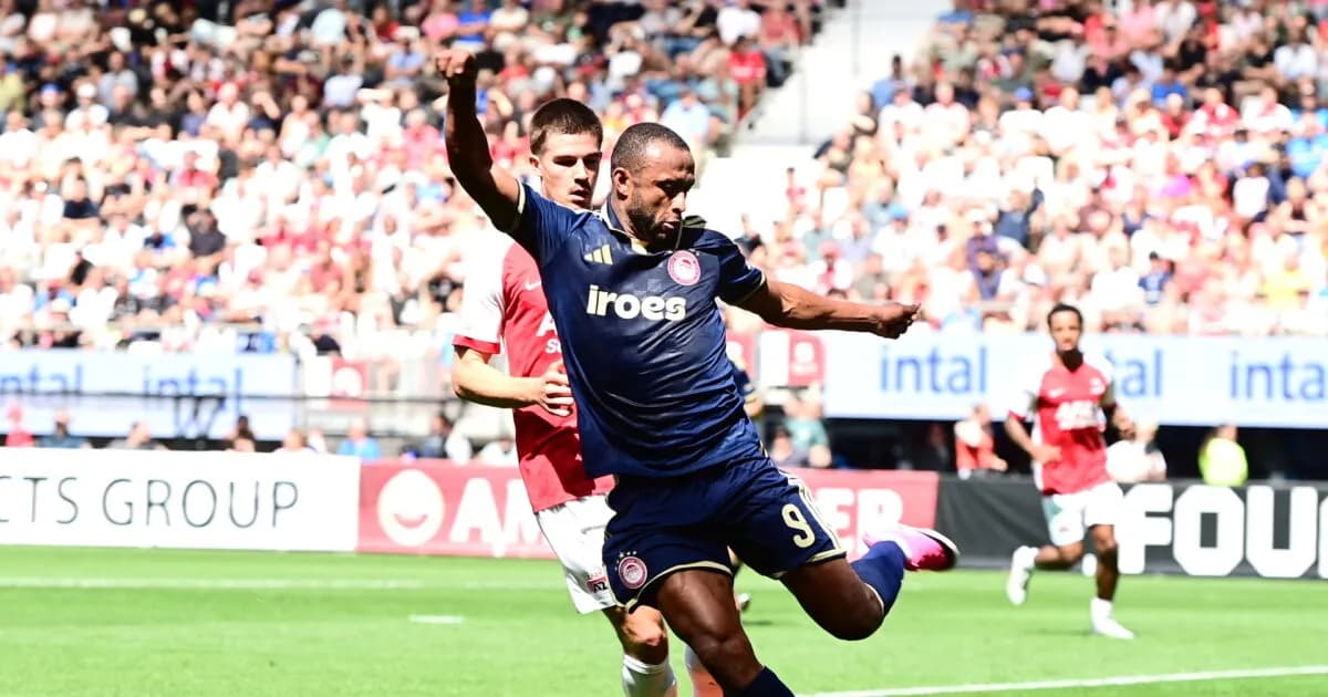 Ο Ολυμπιακός γνώρισε ανατροπή 3-2 από την Άλκμααρ στην Ολλανδία