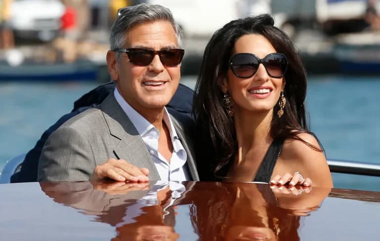 Η Amal Clooney αναδεικνύει το ελληνικό brand Zeus + Dione
