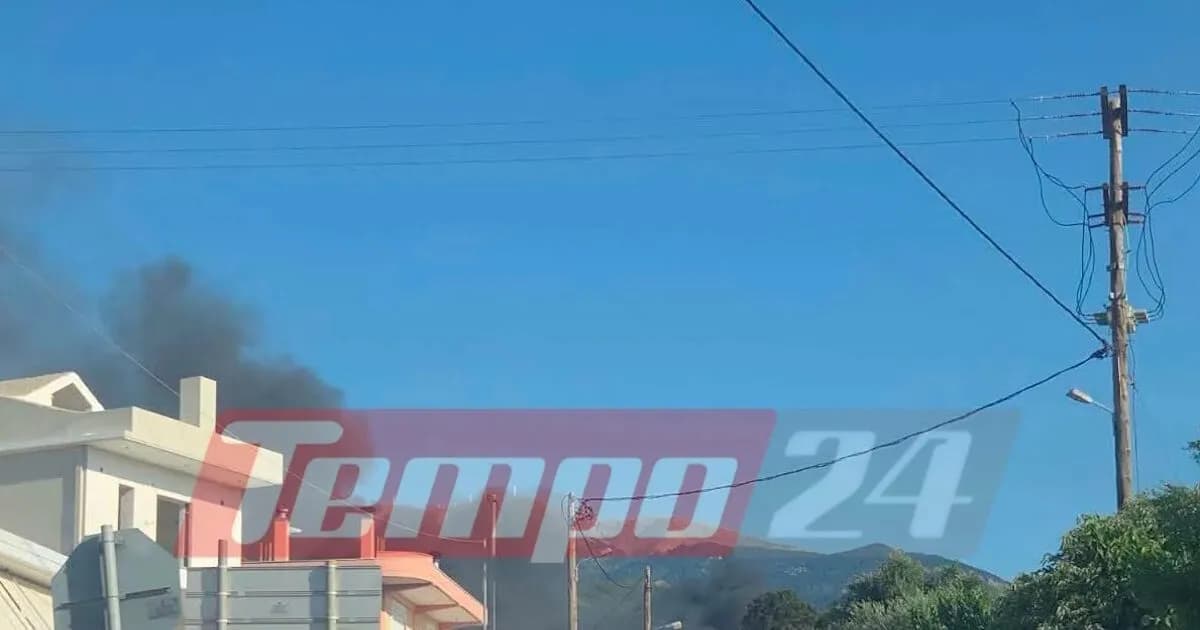 Φωτιά στην Πάτρα: Σηκώθηκαν εναέρια μέσα στο Πλατάνι