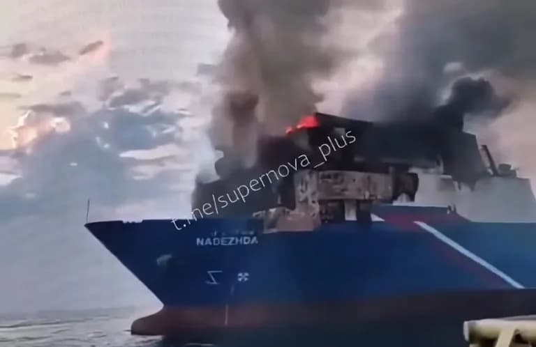 Το τουρκικό πλοίο Nadezhda δέχθηκε επίθεση με drones