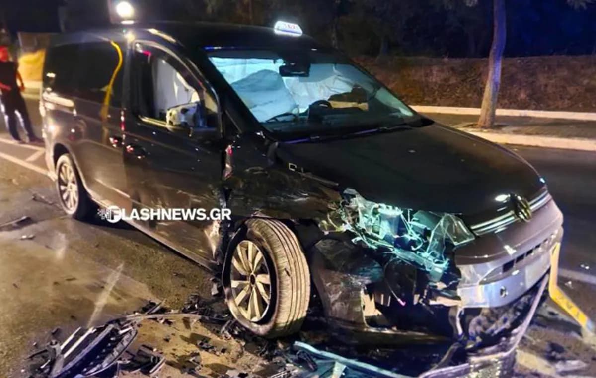 Σοκαριστικό τροχαίο στα Χανιά: ΙΧ συγκρούστηκε με ταξί