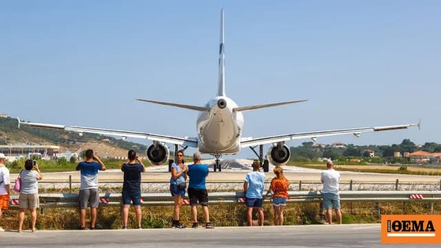 Η Ιταλίδα τραυματίστηκε από ρεύμα αεροπλάνου στη Σκιάθο