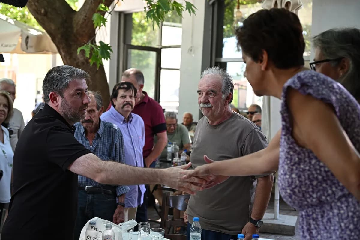 Ο Ανδρουλάκης στη Βοιωτία: Η κλιματική κρίση δεν είναι άλλοθι