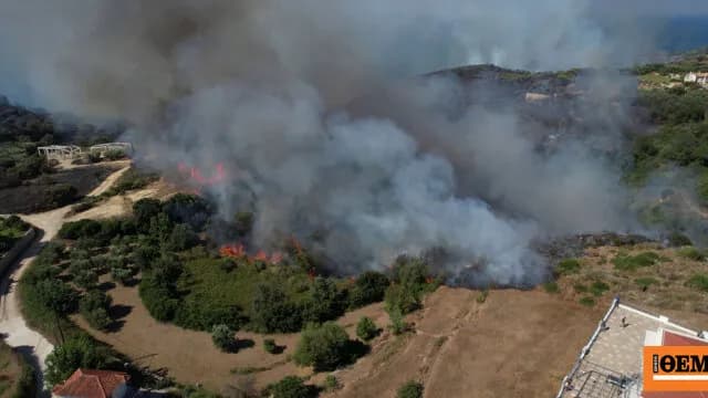 Η πυρκαγιά αναζωπώθηκε στην Κεφαλονιά, φωτιές και αλλού