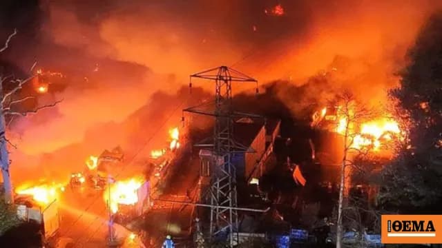 Η φωτιά στο Γκάτγουικ έκαψε 140 αυτοκίνητα, συνελήφθη 67χρονος