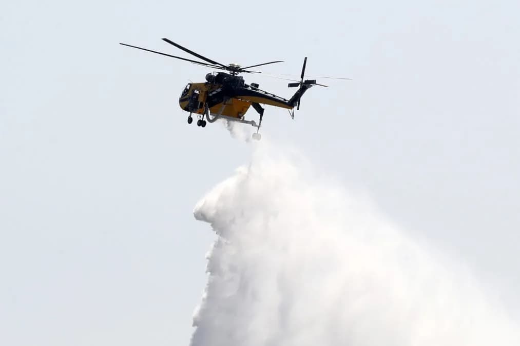 Φωτιά στα Σταθαίικα Άργους: Σηκώθηκαν δύο αεροσκάφη