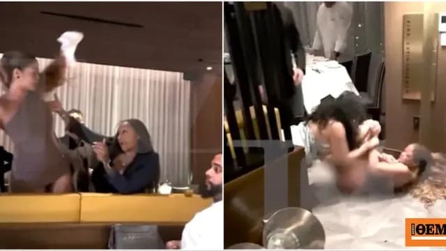 Άγριος καβγάς δύο γυναικών σε εστιατόριο στο Μπέβερλι Χιλς