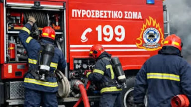 Η φωτιά στη Σίνδο Θεσσαλονίκης χωρίς ενεργό μέτωπο